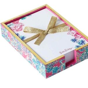 Lilly Pulitzer Tiki Pink Note Tray